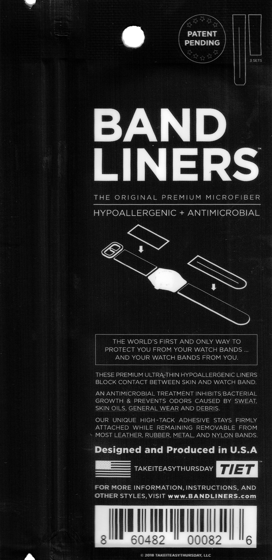 22-24MM BANDLINERS - 3 Sets - Strap & Buckle